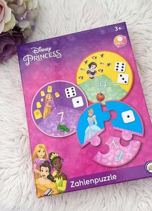 Новая. детские пазлы с принцессами диснее. учимся считать до 10.