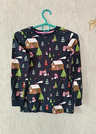 Трикотажная пижамная кофта percy pig на 9-10 лет