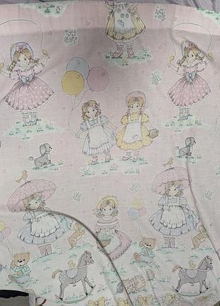 Шторка в детскую на ленте