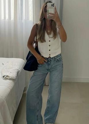 Джинси relaxed fit zara z1975 36та 38 розмір нові з бирками