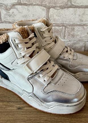 Нові стильні жіночі ботинки / високі снікерси lillie sneakers, scotch & soda, нідерланди, 37 р., оригінал!