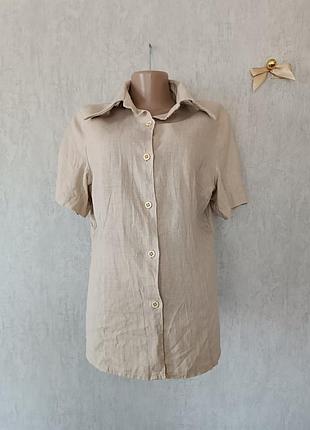 Рубашка из льна р.44-46 итальялия