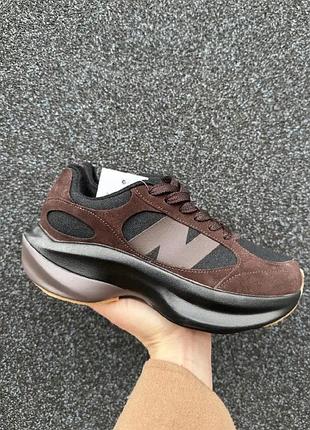 Кросівки жіночі new balance wrpd runner brown Shion біланс шоколадного кольору