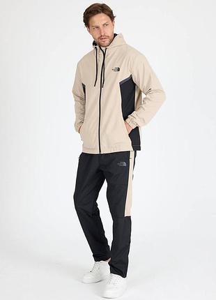 Чоловічий спортивний костюм з плащівки з олімпійкою the north face