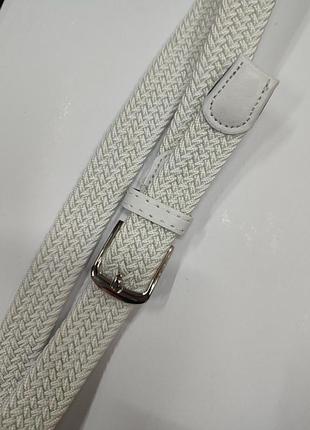 Пояс резинка 2,5см детская, пояс резинка детский ремень классика, ремень на мальчика детский, классический белый серебро ремень резинка, пояс текстиль