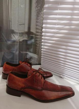 Розкішні коньячні туфлі від navyboot