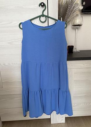 Сарафан синій