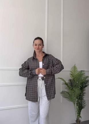 Жіночий стильний костюм сорочка і штани