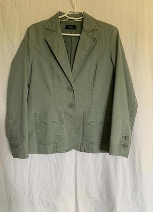 Модный джинсовый пиджак (размер 10/38-12/40)