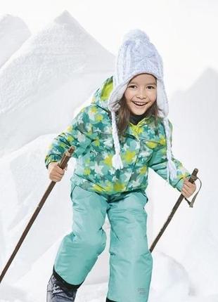 Детский зимний лыжный термо костюм куртка полукомбинезон комбинезон мембрана lupilu германия 86-92