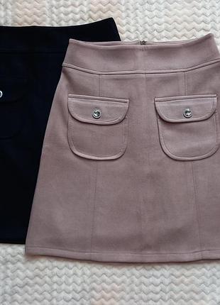 Спідниця пудрова, спідниця чорна