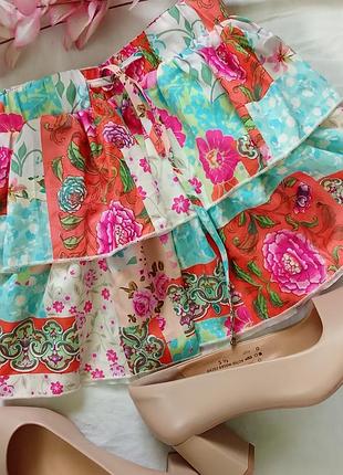 Юбка воланы