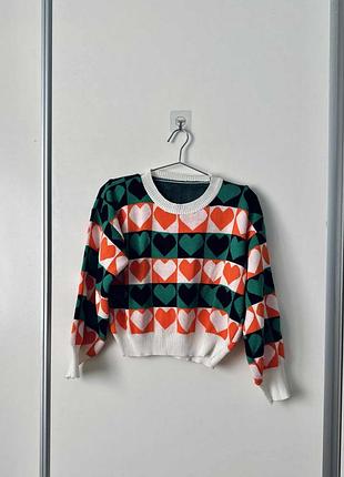 Яскрава тепла кофта