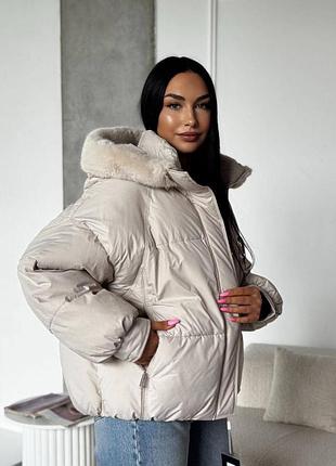 Куртка зимова біопух
