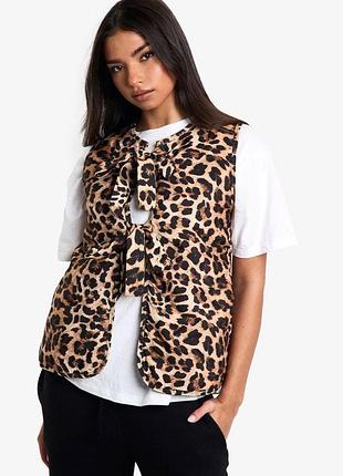 Жилет з лео принтом boohoo