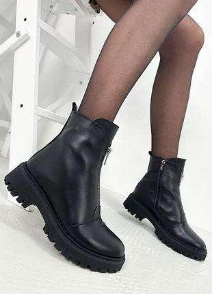 Ботинки женские garti 305.1 меховые из натуральной кожи