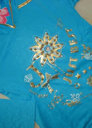 Модний стильний реглан на дівчинку 3-8 років 5