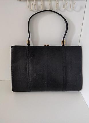 Сумка зі шкіри варана  вінтажна