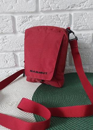 Стильна фірмова сумка mammut. текстиль.