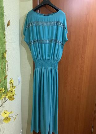 Платье бирюзовое