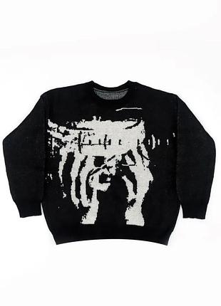 Свитер готический у2к харадзюку zxc zxcursed angel blade
