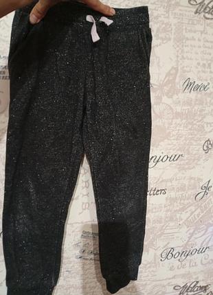 Штаны спортивные блестящие