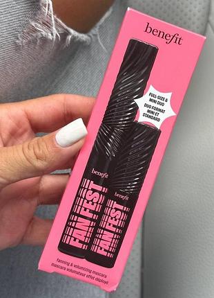 Набір подовжуюча туш benefit fan fest