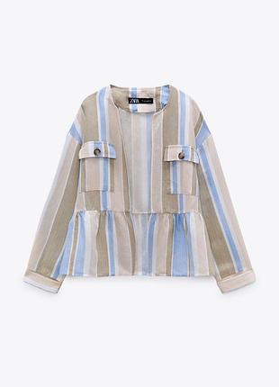 Піджак льон zara s