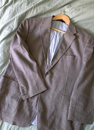 Мужской пиджак лен
