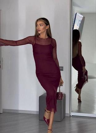 Сукня з сіткою 8