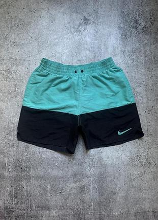 Шорти спортивні жіночі чоловічі унісекс зі свушем для плавання nike s m чорні