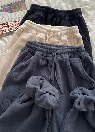 Джогери спортивні штани фліс