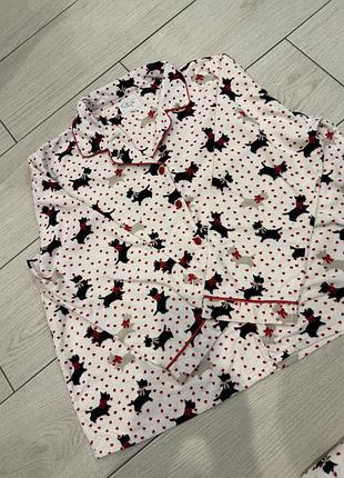 Тепла піжама великий розмір