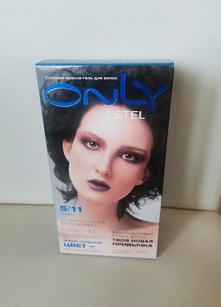 Гель-фарба для волосся estel only 5.11