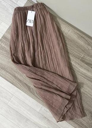 Спідниця пліссе жатка zara