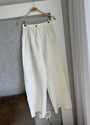 Лляні брюки massimo dutti