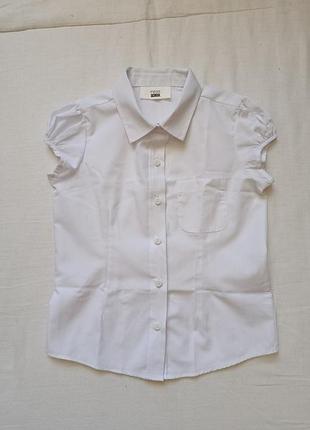 Блузочка в школу с короткими рукавами на девочку next 6 лет