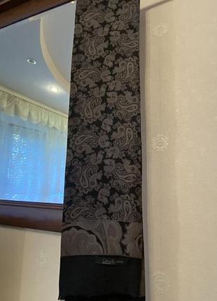 Чоловічий італійський шарф із чистого шовку