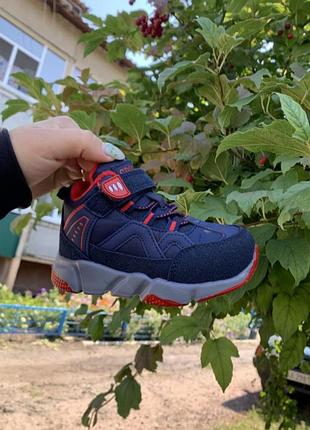 Кроссовки-ботинки на флисе