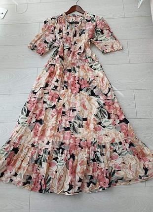 Хлопковое платье на 16