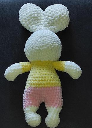 Велюровий зайка, лялька 3
