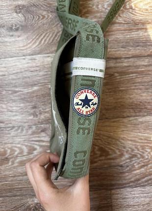 Сумка через плече, унісекс, converse all star, вінтаж y2k хакі олива