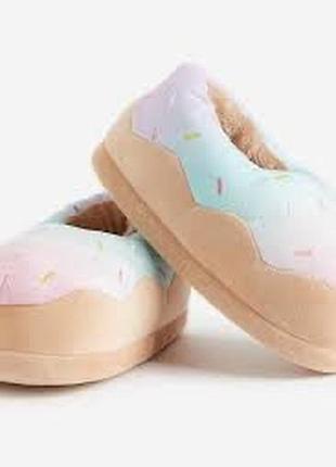 Домашние тапочки «пончики»