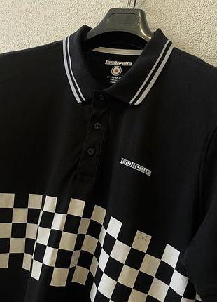 Оригінальна футболка lambretta розмір l-xl чорно білого кольору 🔥