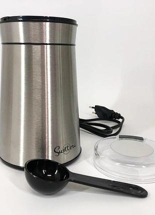 Электрокофемолки suntera scg-603ss 250 вт, машина для молоть кофе, кофе молка, машинка для ac-582 помола кофе