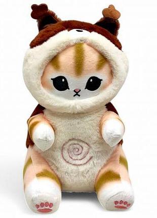 Мягкая игрушка аниме "котик в капюшоне", 30 см