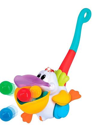 Игрушка-каталка kiddi smart – пеликан-затейник (украинский)