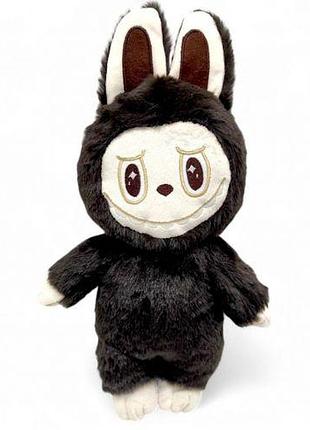 Игрушка мягкая "лабубу" 33 см (черная)