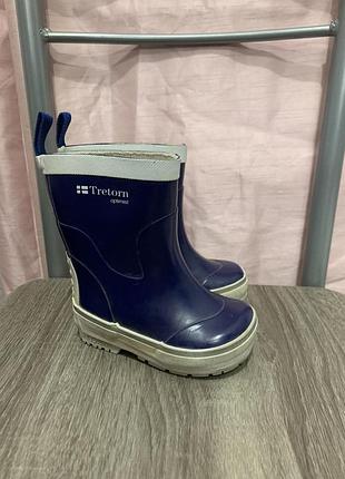Дитячі короткі гумові чоботи без утеплення