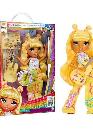 Лялька rainbow high серії junior high rockband — санні